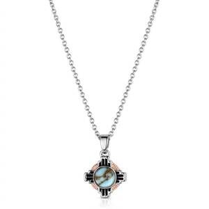 NEW MONTANA SILVERSMITHS women's sun seeker necklace in silver